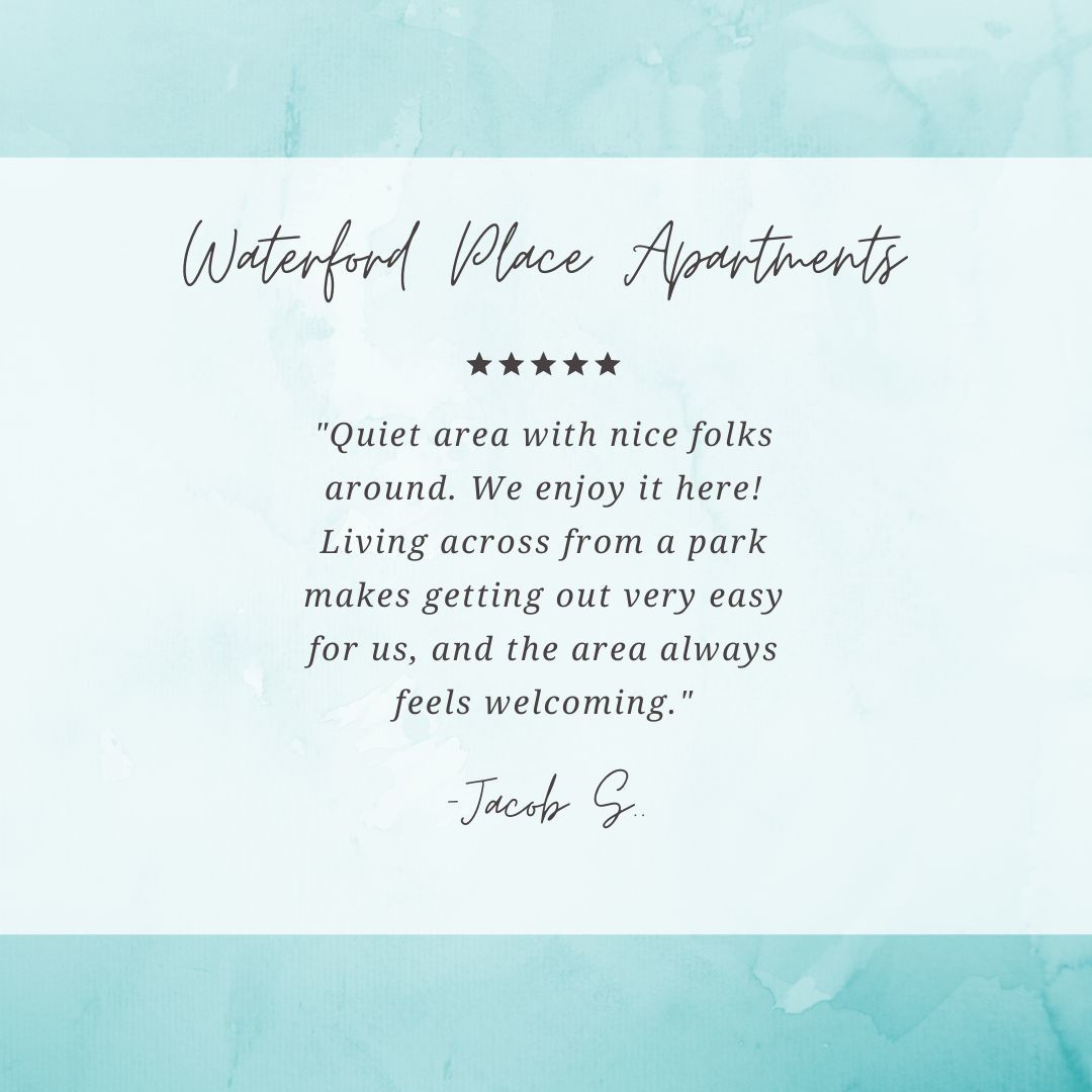 Waterford Place - Where Home Has It All 🏘️💙 Thank you Jacob!
#LoveWhereYouLive #LoveWhereYouWork #TogetherKY #FogelmanProperties #FogelmanCares #WaterfordPlaceApartments #WelcomeHome #SayYesToTheAddress #FutureHome #LuxuryLiving #WeLoveOurResidents #LouisvilleSchools...
