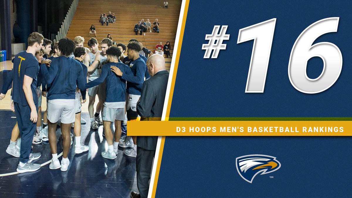 EmoryAthletics's tweet photo. 𝐌𝐨𝐯𝐢𝐧' 𝐔𝐩 👆

Men's Basketball comes in at No. 16 in the D3 Hoops Rankings this week after two big wins against Oglethorpe and Rochester!

#FlyHigher https://t.co/Zn19NNQUaA