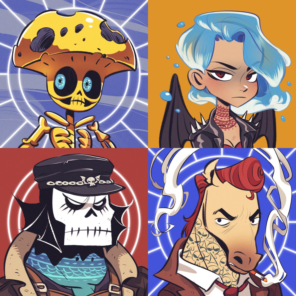 🧵 This custom banner created by Oyo (<a href="/justkillmenao/">Oyo🕹</a>)  has been airdropped to all members of the Tribe and features:

Aswang #1690 (@0xAnauel)
Aswang #2492 (philipinabilly)
Aswang #2842 (pika.eth)
Aswang #4274 (04B96F)