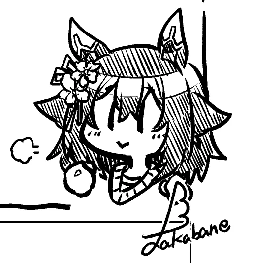 これは今回のあとがきチヨちゃん 