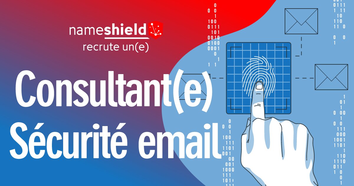 nameshield's tweet photo. Recrute Consultant(e) sécurité email. Sensibilisé(e) aux enjeux de la cybersécurité ? Apportez votre expertise , contribuez à la formation des commerciaux, prospects, clients. Rejoignez nous !
https://t.co/jXIqn2Of9T
#Recrutement #sécurité #emails #SPF #DKIM #DMARC #BIMI #RetD https://t.co/R31c3cF4ul