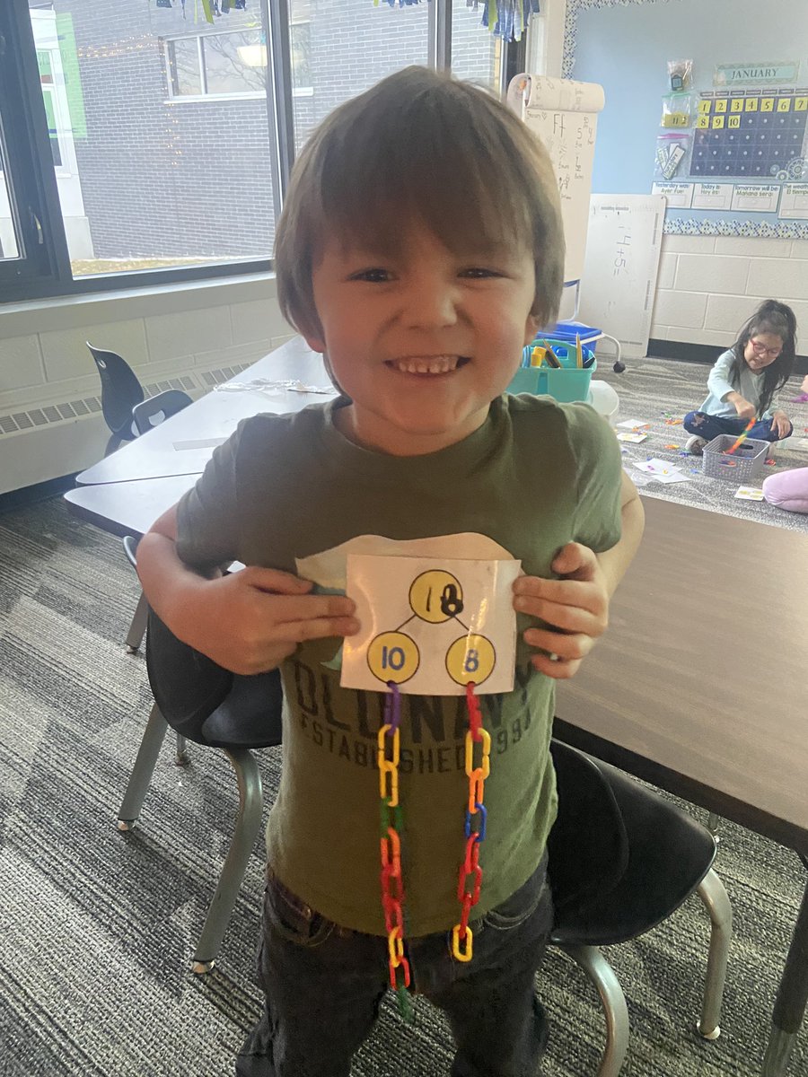 Check out the fun we had making teen numbers. We sure do have some smart Kinders! <a href="/WOPineCreek/">Pine Creek School</a>