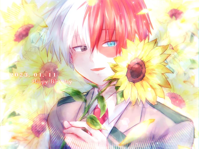 『未来を見つめて』轟くんお誕生日おめでとう!生まれてきてくれて本当にありがとう!#轟焦凍生誕祭2023#轟焦凍誕生祭2023 
