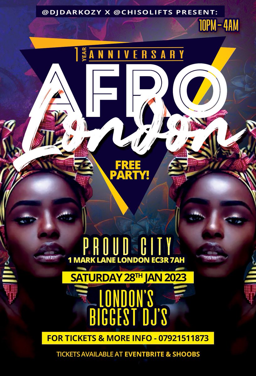 Free party for your head top ❤️❤️❤️ don’t say I don’t look after you. 

shoobs.com/events/77876/a…

<a href="/chisolifts/">Greatness Patrón 🇳🇬🇳🇬🇳🇬</a> <a href="/DjDarkozy/">DJDarkozy</a> 

Send to your peoples