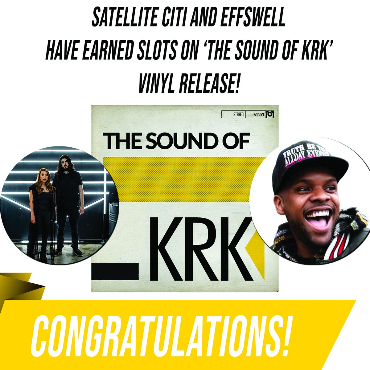 Performer Magazine (@performermag) on Twitter photo The votes have been tallied, and <a href="/SatelliteCiti/">Satellite Citi</a> and <a href="/Effswell/">Project Patois</a> have each earned a slot on our upcoming "Sound of KRK Systems" vinyl release! Keep an eye out for that -- coming soon! The votes have been tallied, and <a href="/SatelliteCiti/">Satellite Citi</a> and <a href="/Effswell/">Project Patois</a> have each earned a slot on our upcoming "Sound of KRK Systems" vinyl release! Keep an eye out for that -- coming soon!
