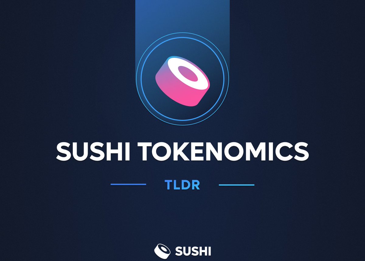 💡Tokenomics?!

If you haven’t already heard, Sushi is undergoing restructuring and one of the changes is a tokenomics redesign⚡️

👨‍🍳Our head chef Jared has put up a proposal on the forum for discussion.

🔗 Check it out here: forum.sushi.com/t/sushi-tokeno…

🪡🧵👇🏼