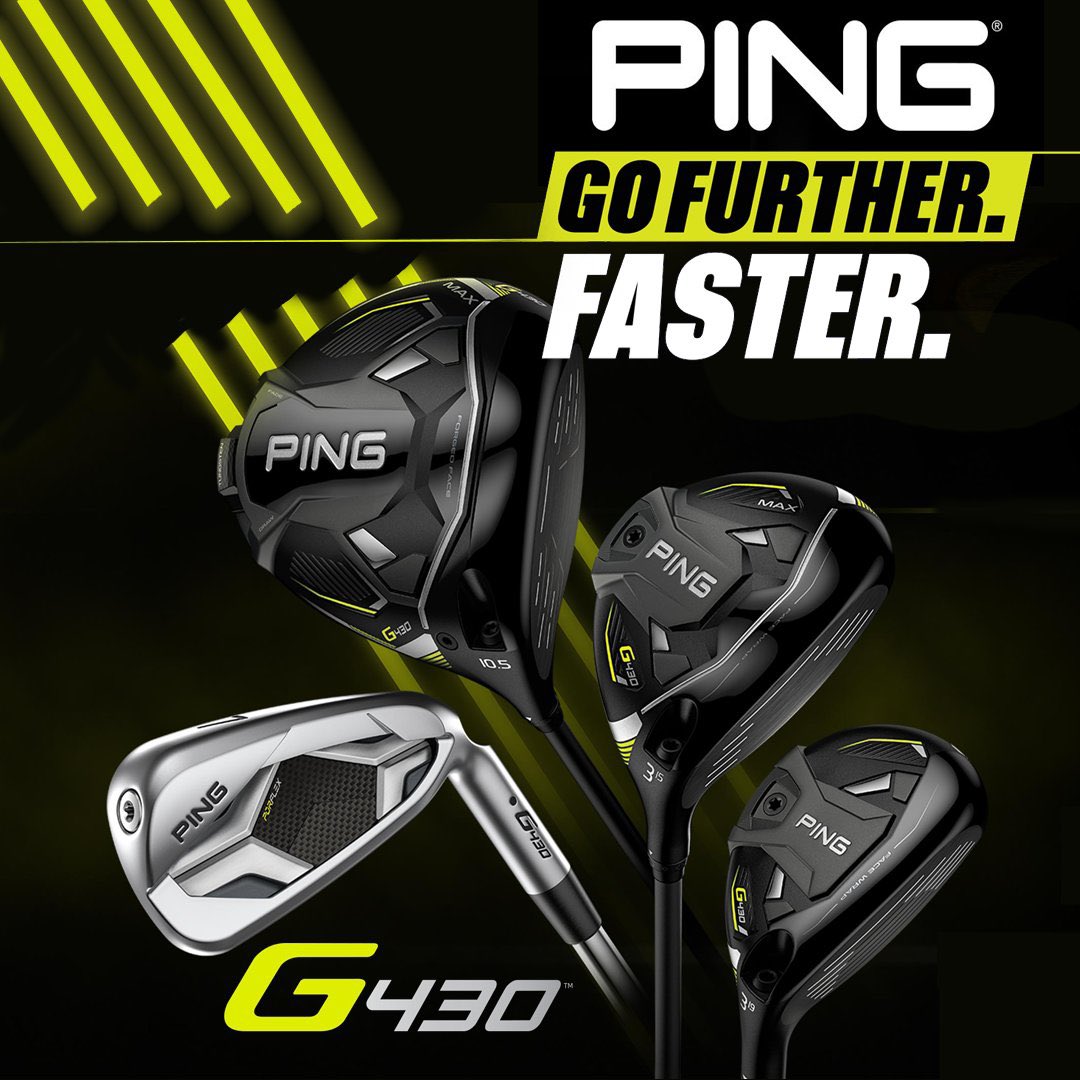 MonmouthPro's tweet photo. GO FURTHER, GO FASTER with @PingTour new G430 range ๐
Available for fittings from tomorrow @MonmouthshireGC ๐ฅ
โ๏ธ 01873 852532
๐ง stevewilliamspga@gmail.com
#Ping #G430 #GoFaster #GoLonger https://t.co/qx2UFfDG6Q