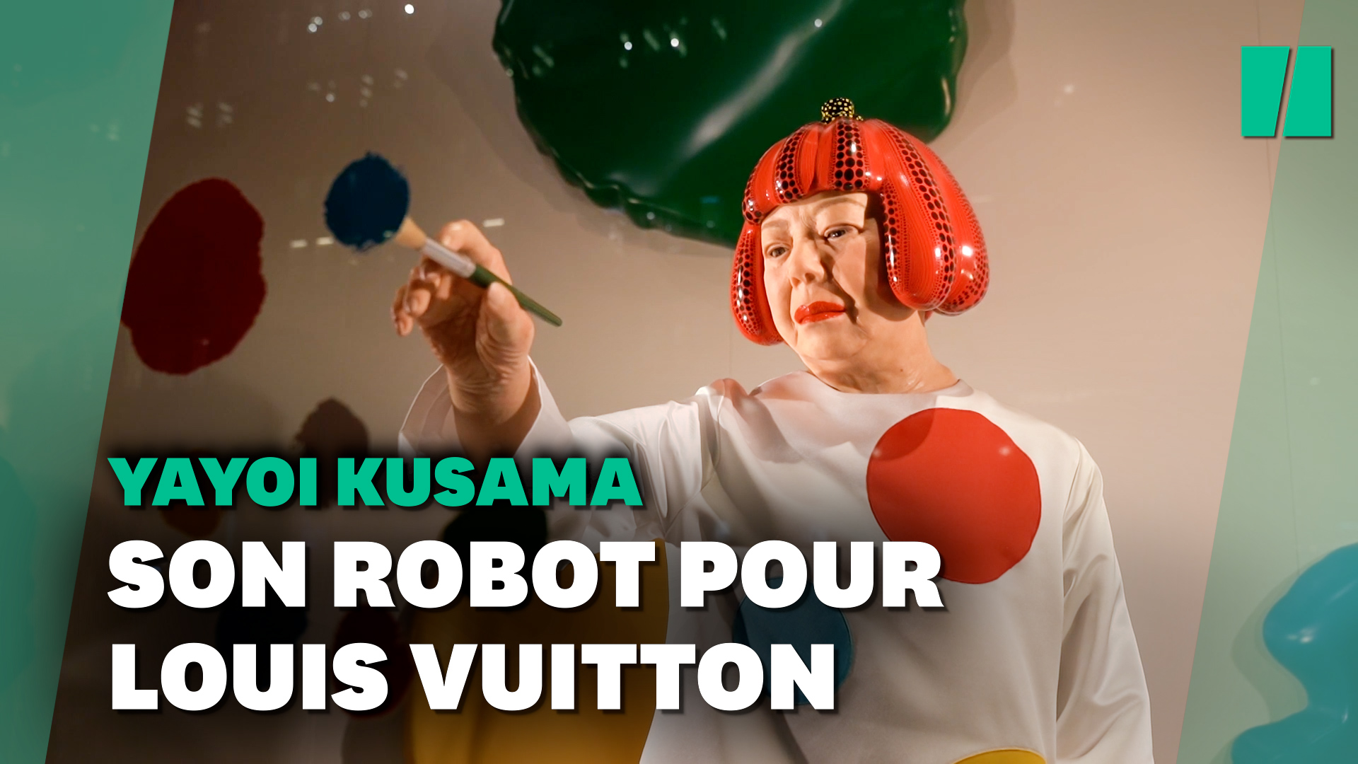 Louis Vuitton installs Yayoi Kusama robots at stores 