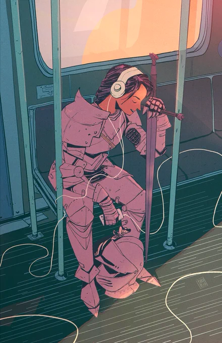 I work in game dev primarily now-- but love to do class visits, editorial work, and answer questions from emerging artists. Say hello!  alfaillustration@    @ saraalfageeh 