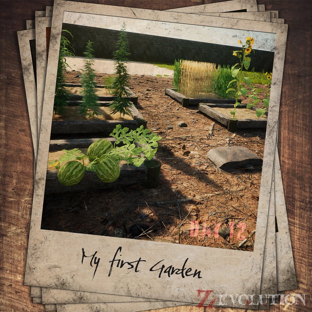 ZevolutionGame's tweet photo. "Found gardening tools in an old shed and tried to grow my own plants. It was very successful and now I have my first harvest!"

#gamedev #ue5 #indiegame #survival #indiedev #survivalgame #game #gaming #story #zombieapocalypse #zombiegames #zombies #gardening #wildwyvernstudios https://t.co/MBZjO81McL