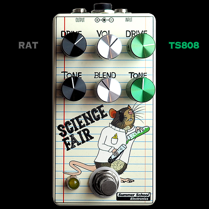 x_pedal's tweet photo. Summer School Electronics' Science Fair is a Cool Blendable Tube Screamer and Rat in a single compact enclosure - https://t.co/AifM0MISwE #summerschoolelectronics #summerschoolelectronicssciencefair #sciencefairdualdriven #dualoverdrive #overdrivepedal #distortionpedal https://t.co/WMNwxu47ON