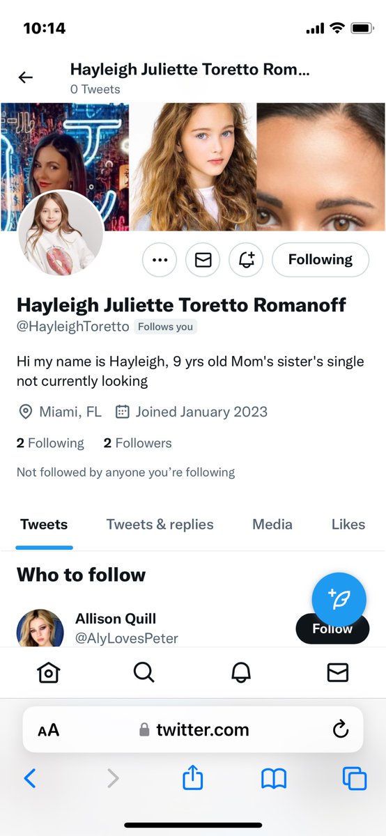 Arizona Torreto Romanoff tweet media