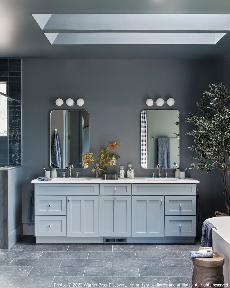 A #doublevanity and good lighting thanks to natural light from #skylights? We’ll take it. Enter for a chance to win the #HGTVDreamHome 2023: bit.ly/3vPwxhO #HGTV #sponsored <a href="/hgtv/">HGTV</a>
