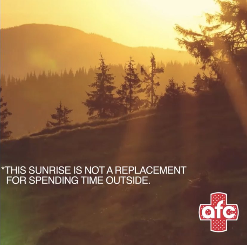 afcShortPump's tweet photo. 15 quick minutes of direct sunlight each day will help your brain and body stay regular throughout these cooler months, do your best to get outside each and every day. #AFCUrgentCare #shortpump #GlenAllen #rva #dailydoseofsunshine #getoutside https://t.co/XlZSyVgsdK