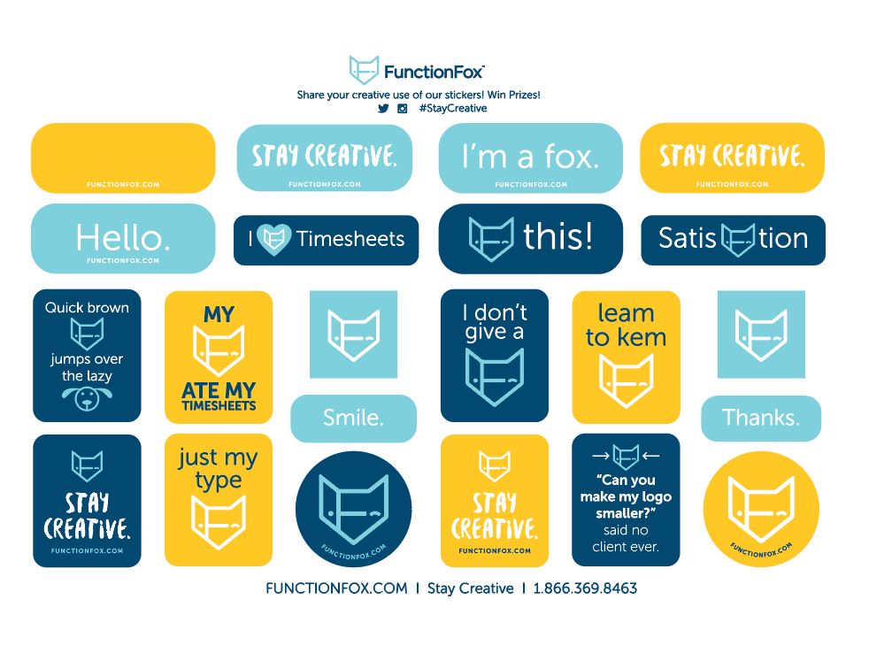 functionfox's tweet image. Want a little motivation to start 2023? PM us your contact info and we'll hook you and your team up with some creative stickers!
#funstickers #freemotivation #staycreative