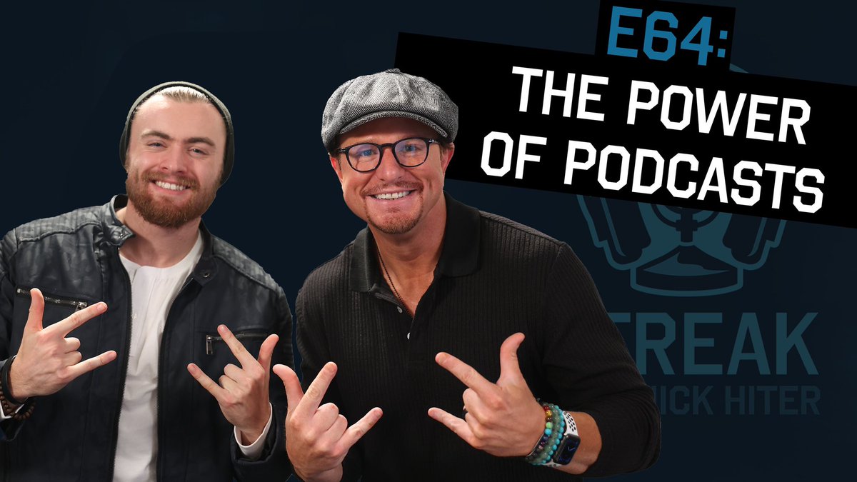 NickHiter's tweet photo. 🚨NEW EPISODE ALERT 🚨

Episode 64 of The Hitstreak, featuring the host of The O’Show, Jack O’Hara, IS LIVE on YouTube! 

You can stream it on @ApplePodcasts, @iHeartRadio, and more. You can watch it on @Spotify and @YouTube. Check it #hitstreak

https://t.co/79aYxi7Pjd https://t.co/uj7HRp2QsK