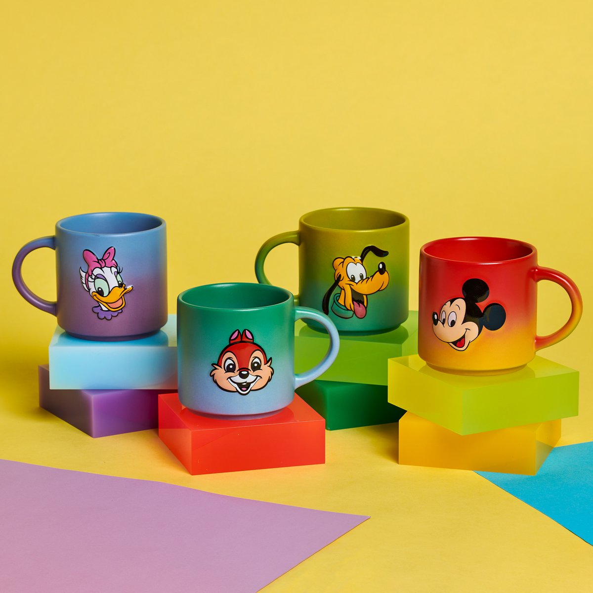 Sips with your favorite duos. di.sn/60193TrPl Which pair do you like best? 1. Mickey & Donald 2. Pluto & Goofy 3. Chip & Dale 4. Daisy & Minnie