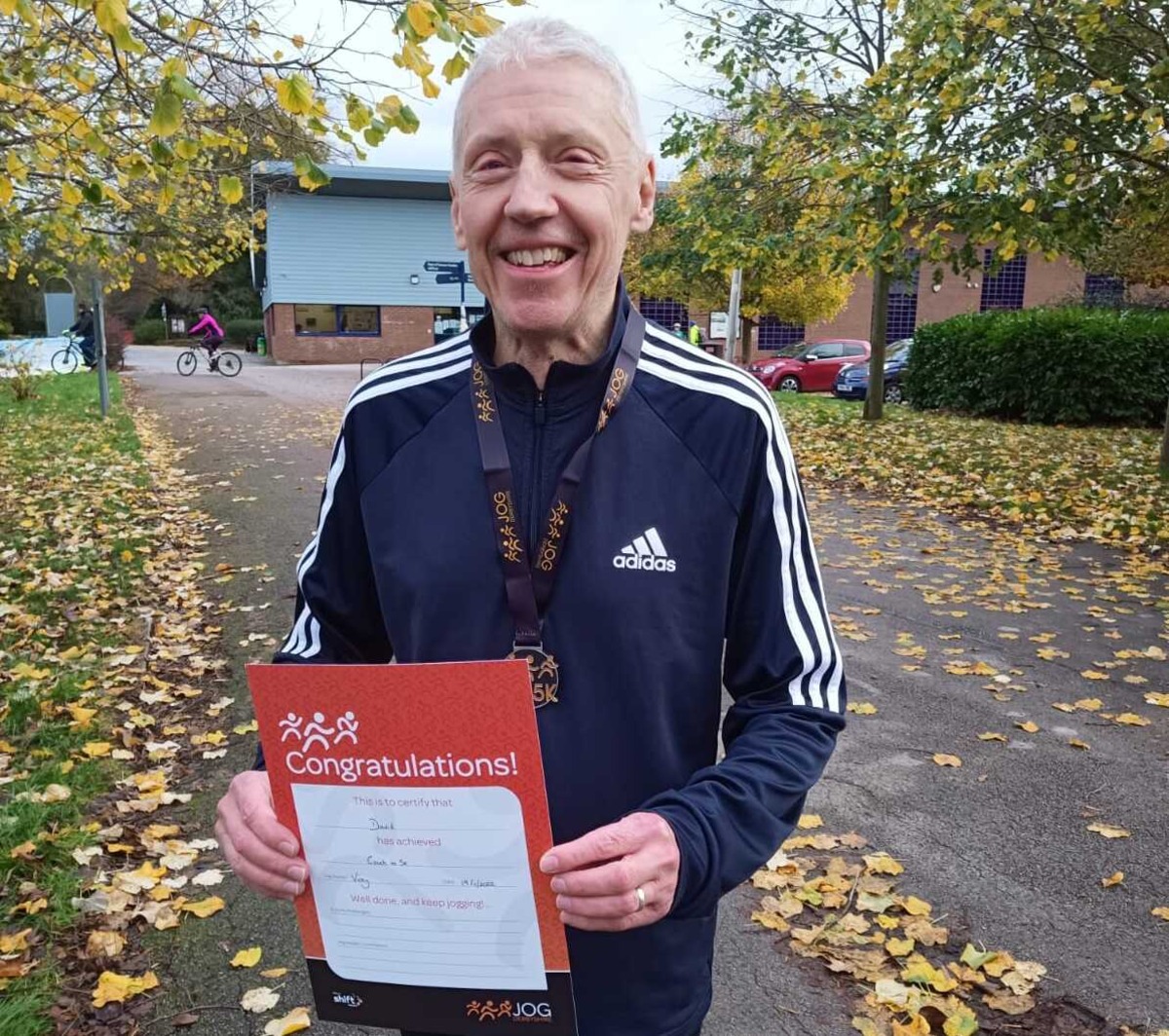 David boosted his physical &amp; mental health with a Couch to 5k with Derby Joggers. He said: “We all live with stresses &amp; I think you can disengage yourself. It gives you endorphins &amp; makes you feel a bit better in yourself.” Find all Couch to 5k groups here jogderbyshire.co.uk/post/couch-to-…
