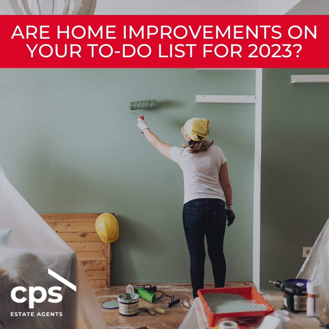 CPSEstates's tweet photo. Are #HomeImprovements on your to-do list for 2023?

If selling your #property is on the cards, you may want to think about what you can do to add value to your home &amp; make for a quick sale!🏠

💭 Deep clean
💭 Declutter
💭 Touch up paintwork
💭 Tie up those odds jobs &amp; loose ends https://t.co/0LIKZQoQuG