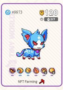 0xSerelia's tweet photo. @tinyworldgamefi This is my angry blue #Tinymon with 4 purple and 2 blue traits 😍 https://t.co/AeDDQJqIA3