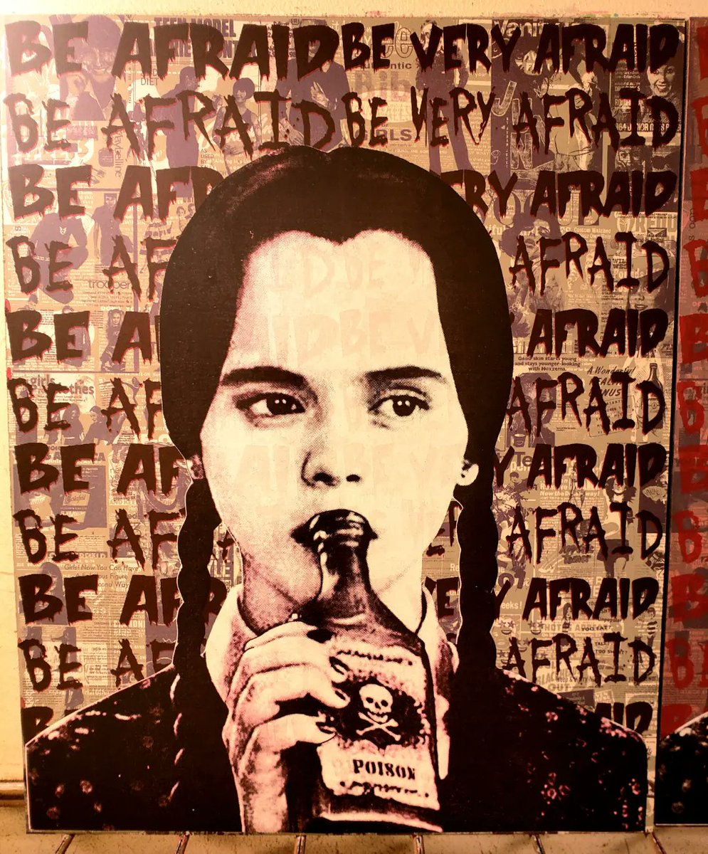 Lastest work. Silkscreen pop art with mixed media. 16x20.
#art #popart #printmaking