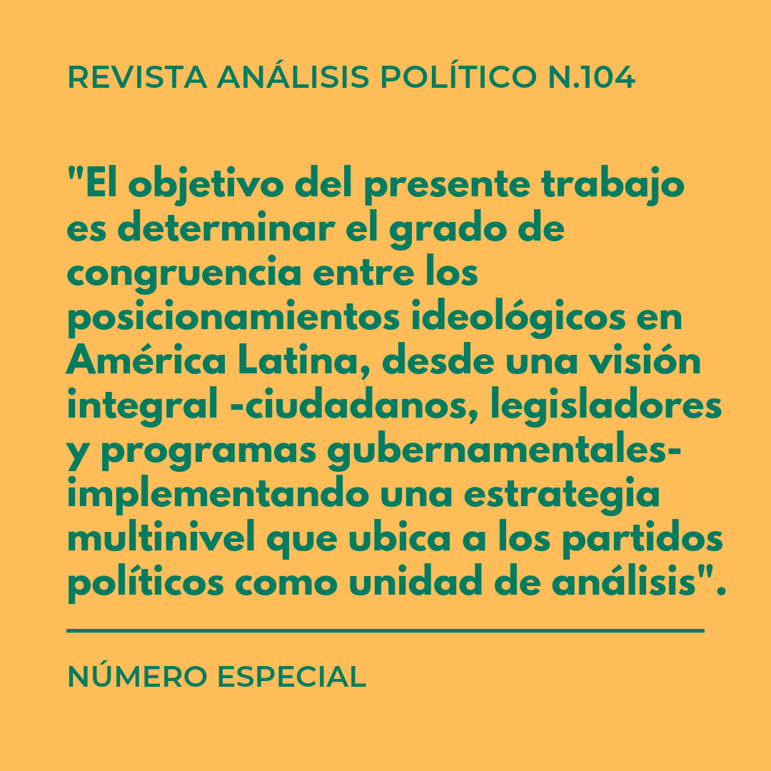 iepri_bog's tweet photo. #Recomendado #publicacionesIEPRI 
Te invitamos a leer el artículo "Congruencia ideológica en América Latina", publicado en el número 104 de la @RevistaAnPol 
Este es un número especial dedicado a la crisis de la democracia 👇
https://t.co/rB0CIQE4RJ https://t.co/eN4tdTXZMA