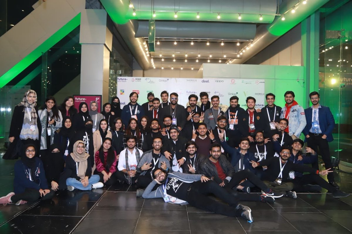 hammad324781911's tweet photo. With my all team members For the successful event #future #ff23 #savethefuture
#thinknow
#futurefest23 https://t.co/m9bQnlRQIl