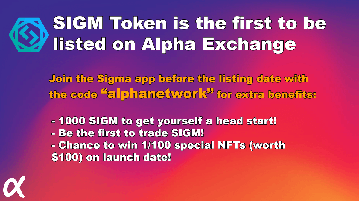 Alpha Network tweet media