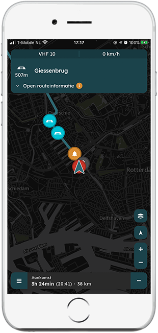 Vlaamsewaterweg's tweet photo. Elektronisch melden via vaste pc is intussen ingeburgerd bij meeste schippers. Liever melden met smartphone? Dan is de recent uitgebreide dienstverlening van #RiverGuide goed nieuws! De app leent zich vooral goed voor invoeren van beperkte data. Meer info: https://t.co/RKEhyoRpvW https://t.co/BDc2jpSvEi