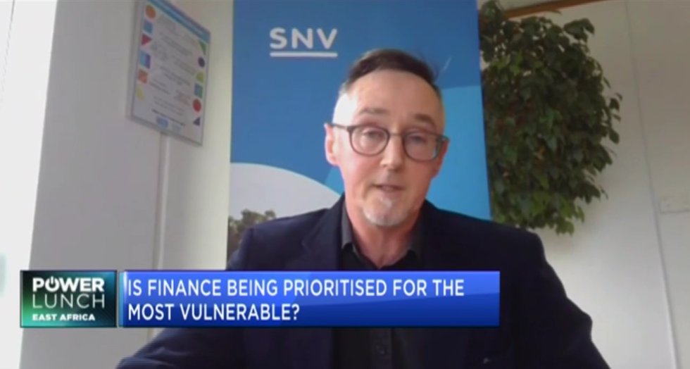 After #COP27, SNV's CEO Simon O'Connell speaks to <a href="/cnbcafrica/">CNBC Africa</a> about climate finance, the lack of investments for the water crisis in Africa, and prioritising the most vulnerable.

Watch the interview here 👉 on.snv.org/3WYmcf7