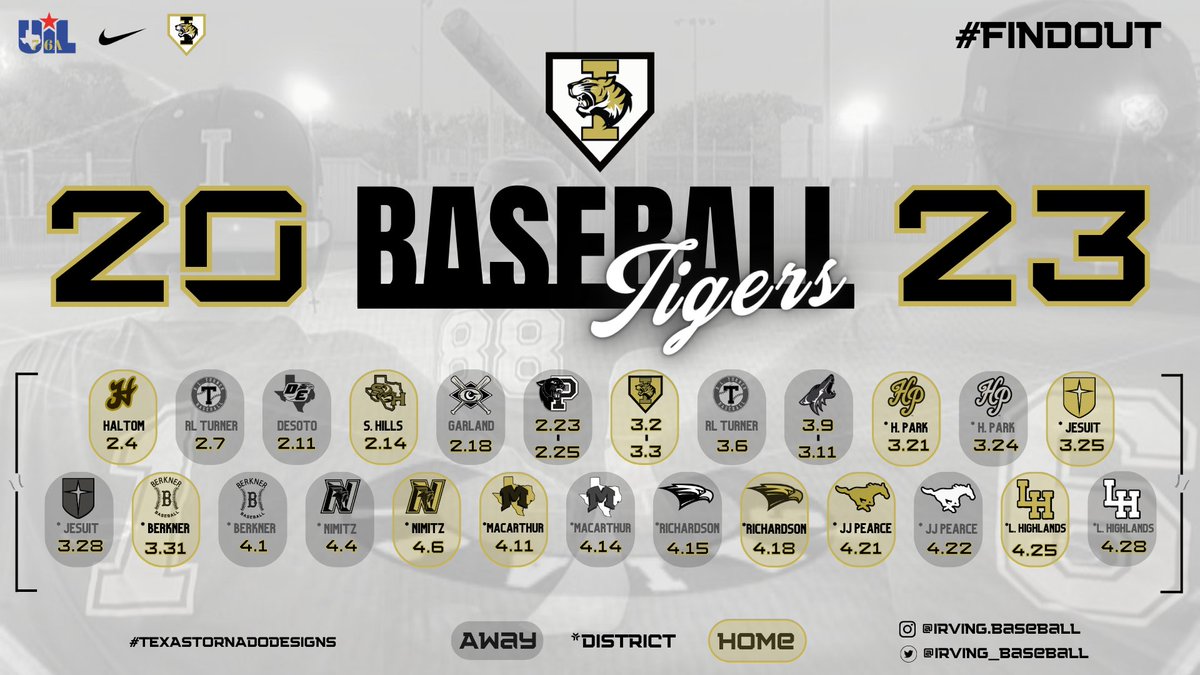 2023 Irving Baseball season around the corner. Super excited to be able to show all the hard work these young men have been doing in the offseason! #FindOut #TexasTornadoDesigns @sambacker61
@coach_coronado7 @IrvingHigh @IISDAthletics