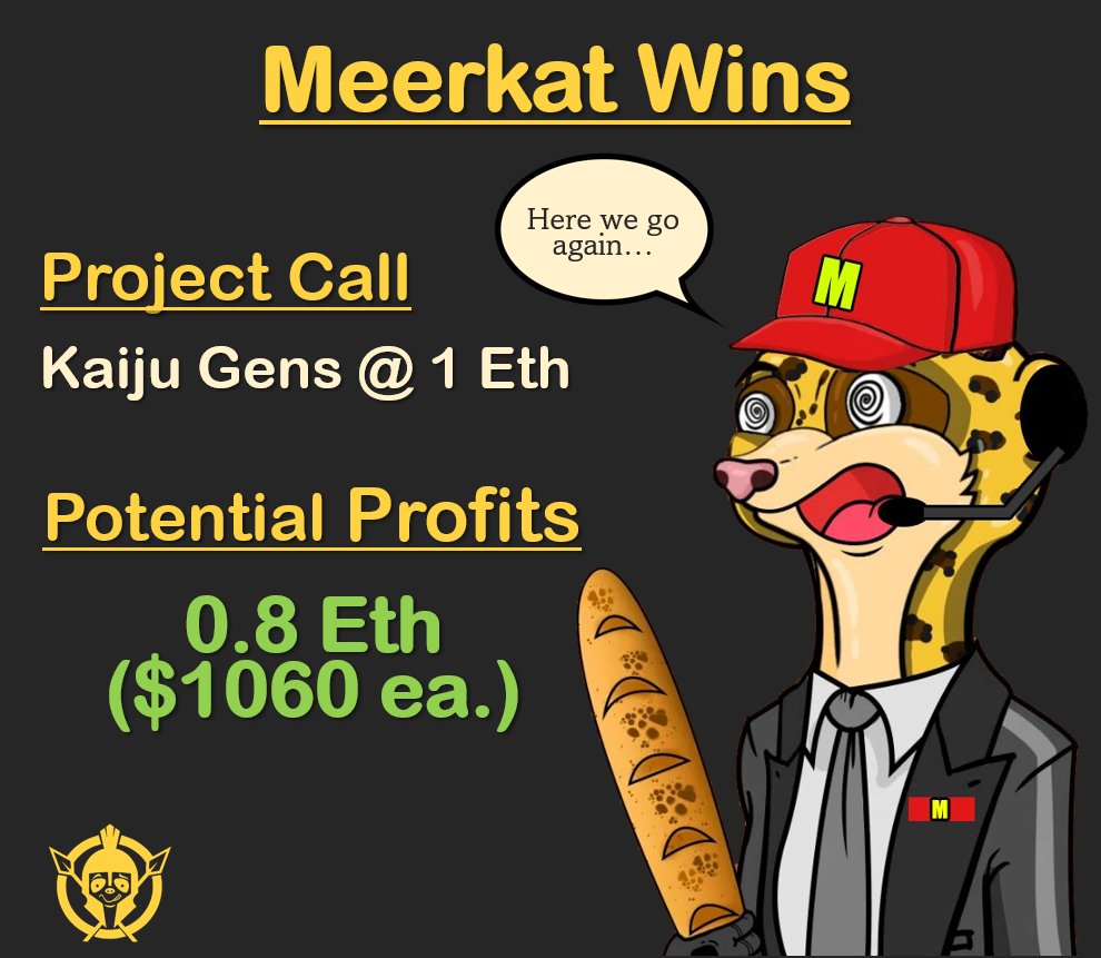 Meerkats have been eating well this month. Join us! 🫡Mint: mightymeerkats.com