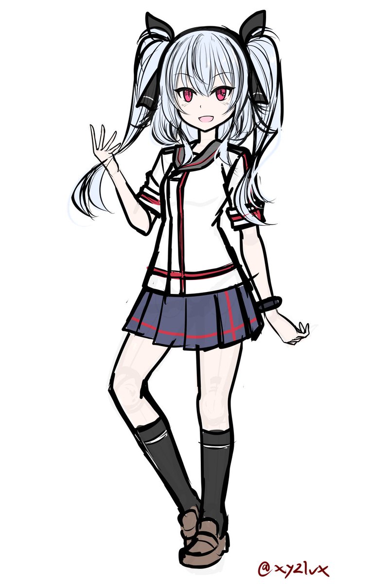 「何も考えずキャラを作ると銀髪になる 」|へびつけぇ（4/3新規絵更新・絵仕事&skeb募集中）のイラスト