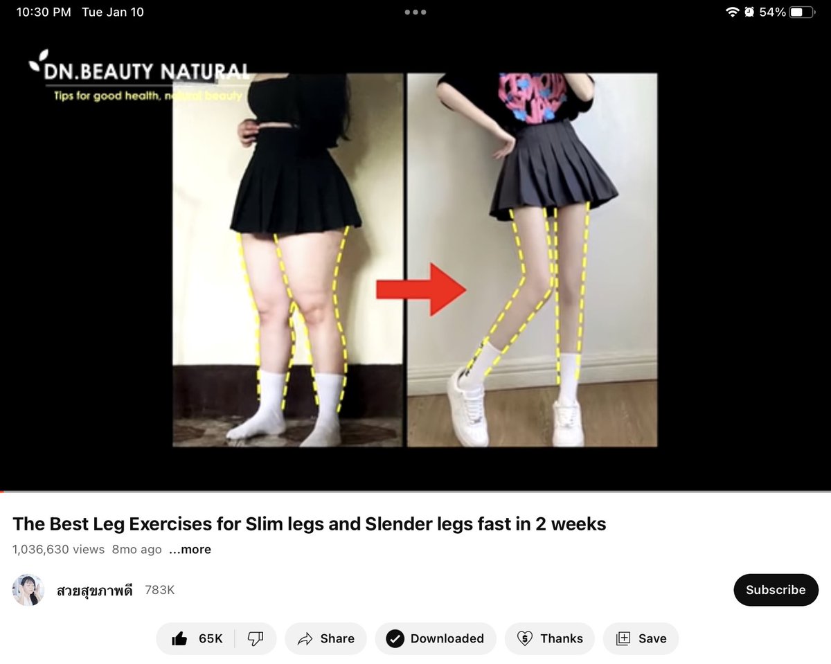 ใครกำลังออกกำลังกายลดต้นขาสะโพกกับน่องเราแนะนำอันนี้จริงๆนะ
ขาเราลดแบบเห็นชัดมาก ใส่กางเกงง่ายขึ้นเยอะมกจริงๆ 
ช่วง กค.65รอบต้นขาอยู่ที่ 27 สพ46นิ้วเลย (วัดต้นซื้อกางเกง)
ตอนนี้ ต้นขา24.5 สพ43นิ้วแล้วเราทำคลิปนี้วันละเซตถ้าวันไหนออกไปวิ่งด้วย หากวันไหนไม่ได้วิ่งก็จะทำ3เซต