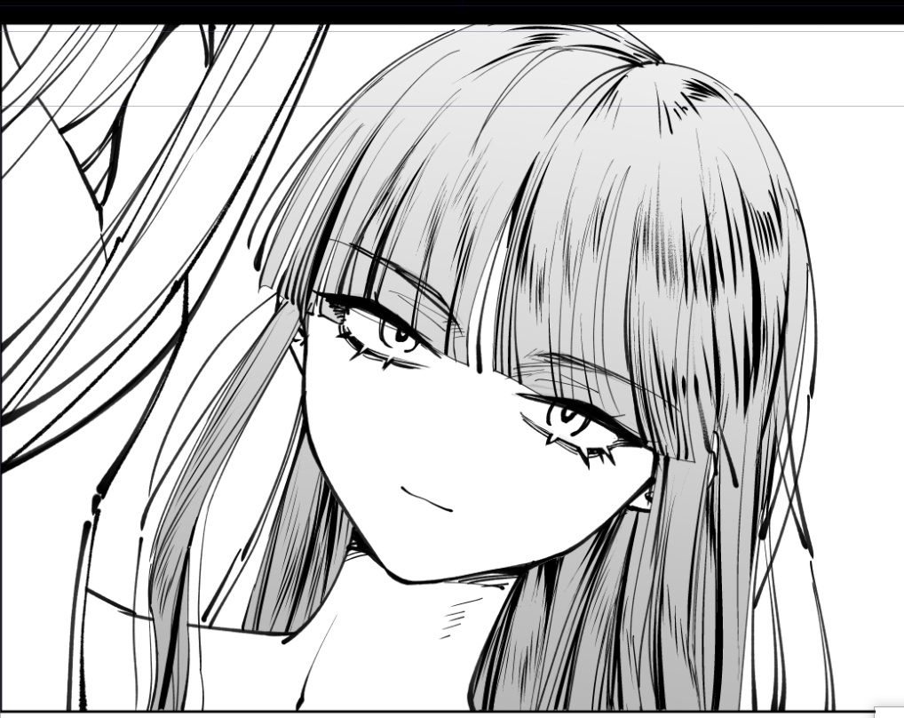 イケメン女の子(攻め)を描いている…
他㌻も描き直そ 