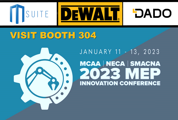 msuitetech's tweet photo. The #MEP23 Innovation Conference is around the corner! Please visit MSUITE Booth 304👉👉https://t.co/YA1dwsYbJT
@DEWALTtough @necanet @MCAANews @SMACNA https://t.co/pDBWiamY8T