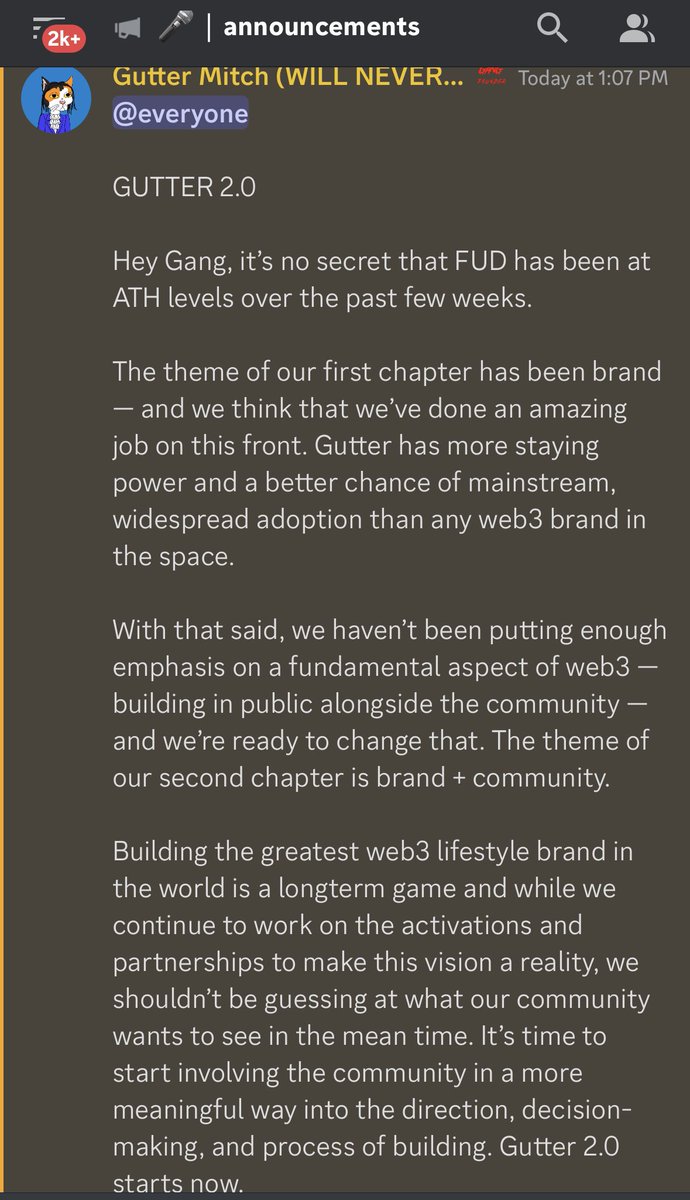 Stoniphantom's tweet photo. An update from the gang to the community 🖤 
@GutterCatGang @GutterMitch https://t.co/FkqAtVpAzo