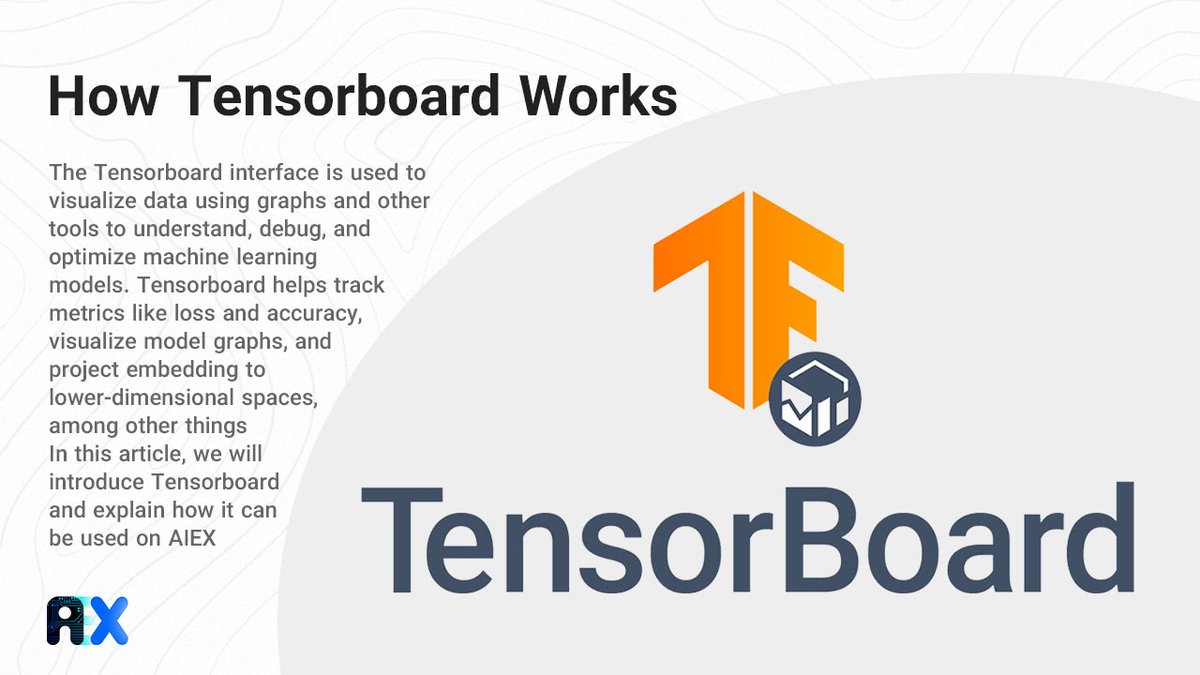 AIEXai's tweet image. How Tensorboard Works
#TensorBoard is a tool for providing the measurements and visualizations needed during the #machinelearning workflow. In our recent blog post we introduce Tensorboard and explain how you can use it on #AIEX: aiex.ai/blog/how-tenso…
#computervision #ai