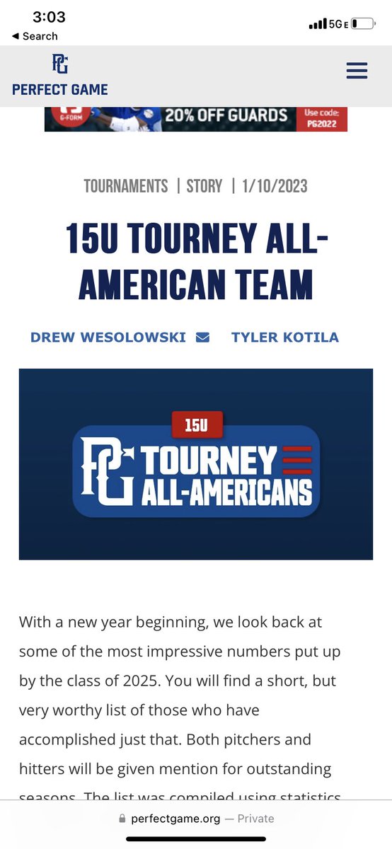 Cole Lasher (@cole_lasher) on Twitter photo Very excited to be selected as a 1st team All American by Perfect Game out of 20 position players. <a href="/orig_flpokers/">Original Florida Pokers</a> <a href="/orig_flpokers24/">Original FL Pokers 2024</a> <a href="/FLPokers_2025/">Original Florida Pokers 2025</a> <a href="/PerfectGameUSA/">Perfect Game USA</a> Very excited to be selected as a 1st team All American by Perfect Game out of 20 position players. <a href="/orig_flpokers/">Original Florida Pokers</a> <a href="/orig_flpokers24/">Original FL Pokers 2024</a> <a href="/FLPokers_2025/">Original Florida Pokers 2025</a> <a href="/PerfectGameUSA/">Perfect Game USA</a>