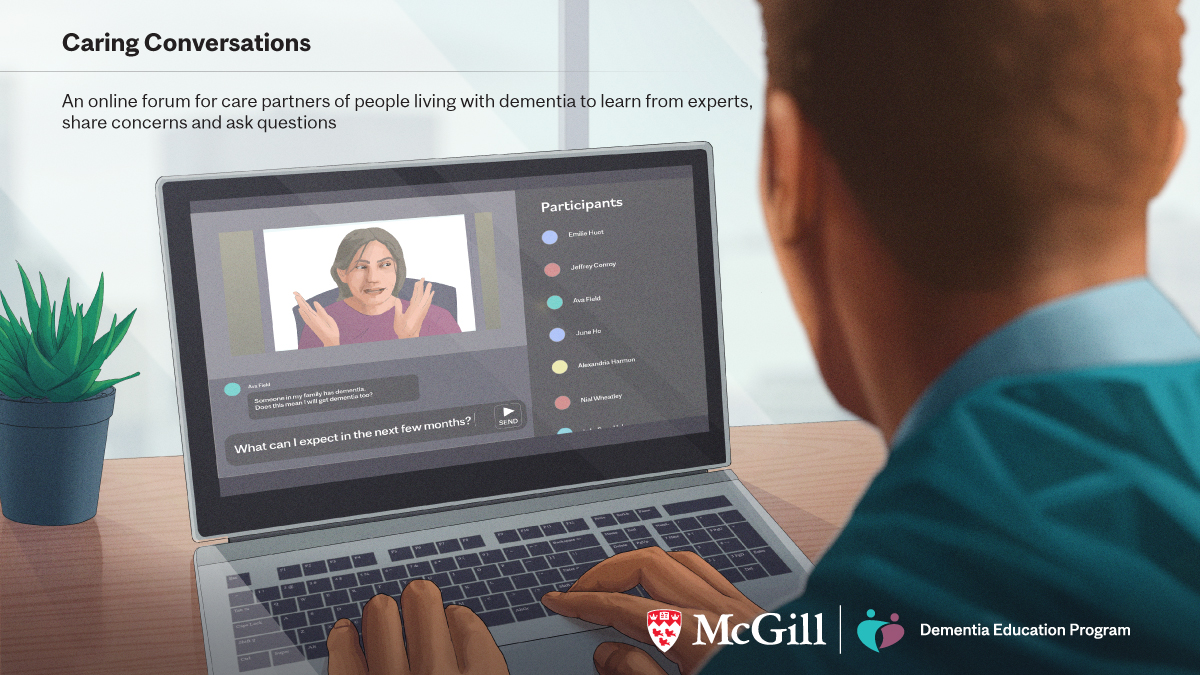 mcgillsim's tweet image. Conflict Amongst Caregivers 
Join us for our next @mcgillu Dementia Education Program #CaringConversations webinar on Jan 17 at 2 pm EST. We will talk about what we can do when siblings, family members and other care partners disagree. Register: mcgill.ca/x/3Lz