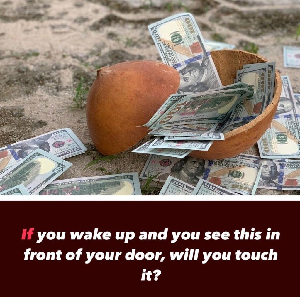 Are you touching it???