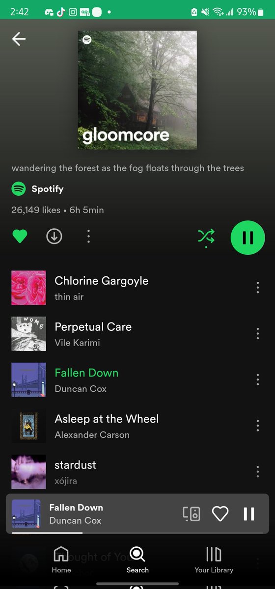 xojirah's tweet photo. Landed placement #5 for Spotify's #gloomcore. thank you so much. more #slowcore #shoegaze on the way ๐ซถ https://t.co/H5Q1AtE7NX