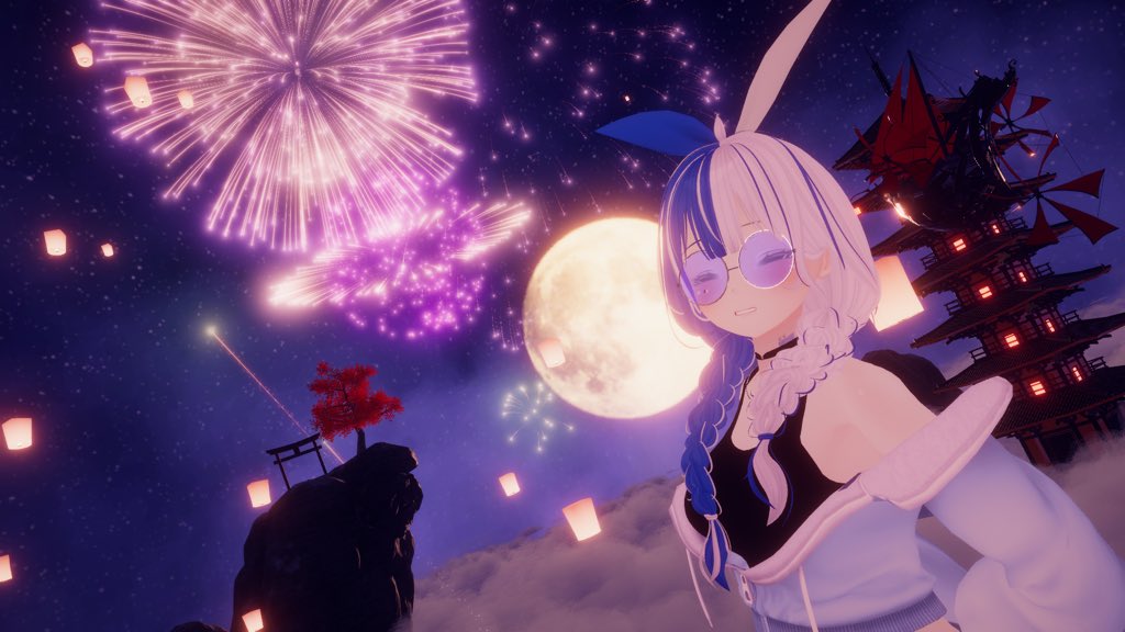 Inuucent's tweet image. These moments never seem to last.. 🎆

📸: @/StreaShiftVRC