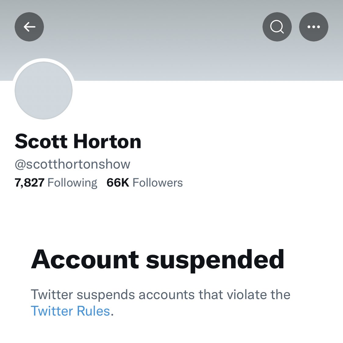 🚨🚨EMERGENCY🚨🚨

Twitter has suspended <a href="/scotthortonshow/">Scott Horton</a>, Director of the Libertarian Institute and one of the strongest voices in the country for #DefendTheGuard and against our endless wars.

<a href="/elonmusk/">Elon Musk</a> Are you aware of this attack against honest journalism?

Bring back Scott!