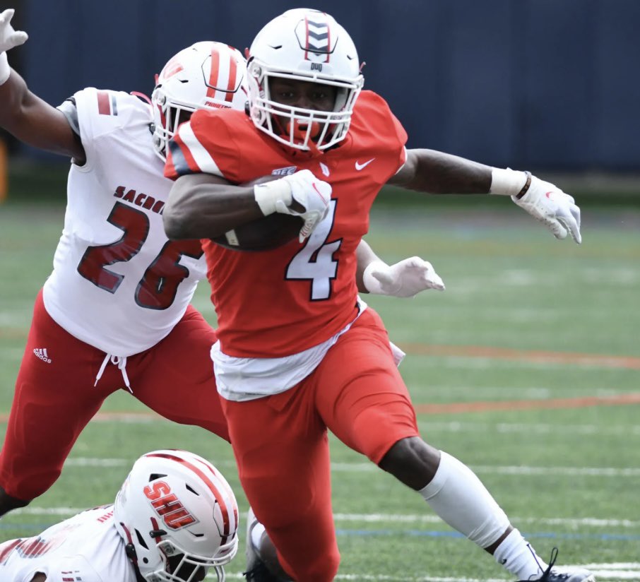 Honored to receive my first D1 offer from Duquesne! <a href="/CoachMikeCraig/">Michael Craig</a> <a href="/CoachMcCoy28/">Larry McCoy</a> <a href="/DuqFB/">Duquesne Football</a> <a href="/westcbfootball/">CB West Football</a>