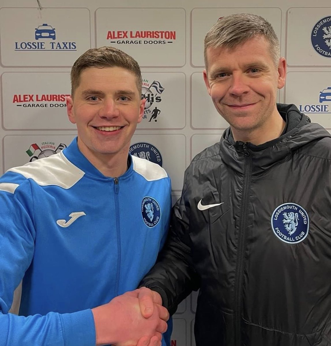 LossieUtd's tweet photo. Signing News 📝

We welcome James Johnston to our squad. James initially trained with us at the beginning of the season and has now returned to the area. James, a former Carlisle City player, made his debut last Saturday making a good impression. Welcome to the club James. https://t.co/CaZWoDmKTC