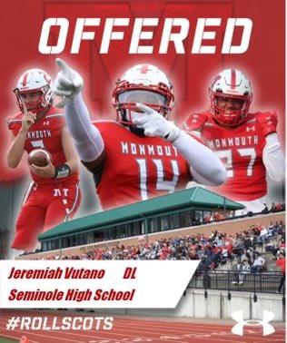 After talking to <a href="/CoachFreitag/">Joe Freitag</a> I am truly blessed to receive my first offer from <a href="/RollScotsFB/">Monmouth College Football</a>