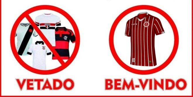 Grenamor's tweet photo. Não use camisa de outros times/torcidas no meio da Grenamor. https://t.co/PZ8wacIOs9