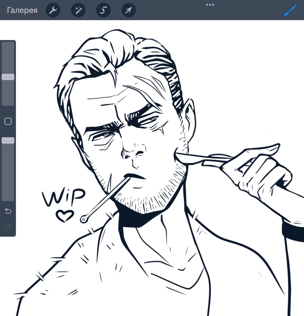 ashirotyan's tweet photo. Хмурого недовольного капитана вам на ночь ❤️

#wip #CaptainAllen #Allen60 #Allendbh #dbh #detroitbecomehuman https://t.co/nWE1qes8Kn