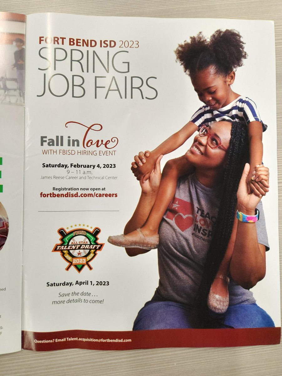 CTEReeseCenter's tweet photo. We love seeing our Principles of AV teacher, Mrs. Boyd, and her daughter in the FBISD magazine this month! #rolemodel @boyd_online @JWErdie @lizg_canchola @FortBendISD @FBISD_CTE https://t.co/hWSVpBExR8